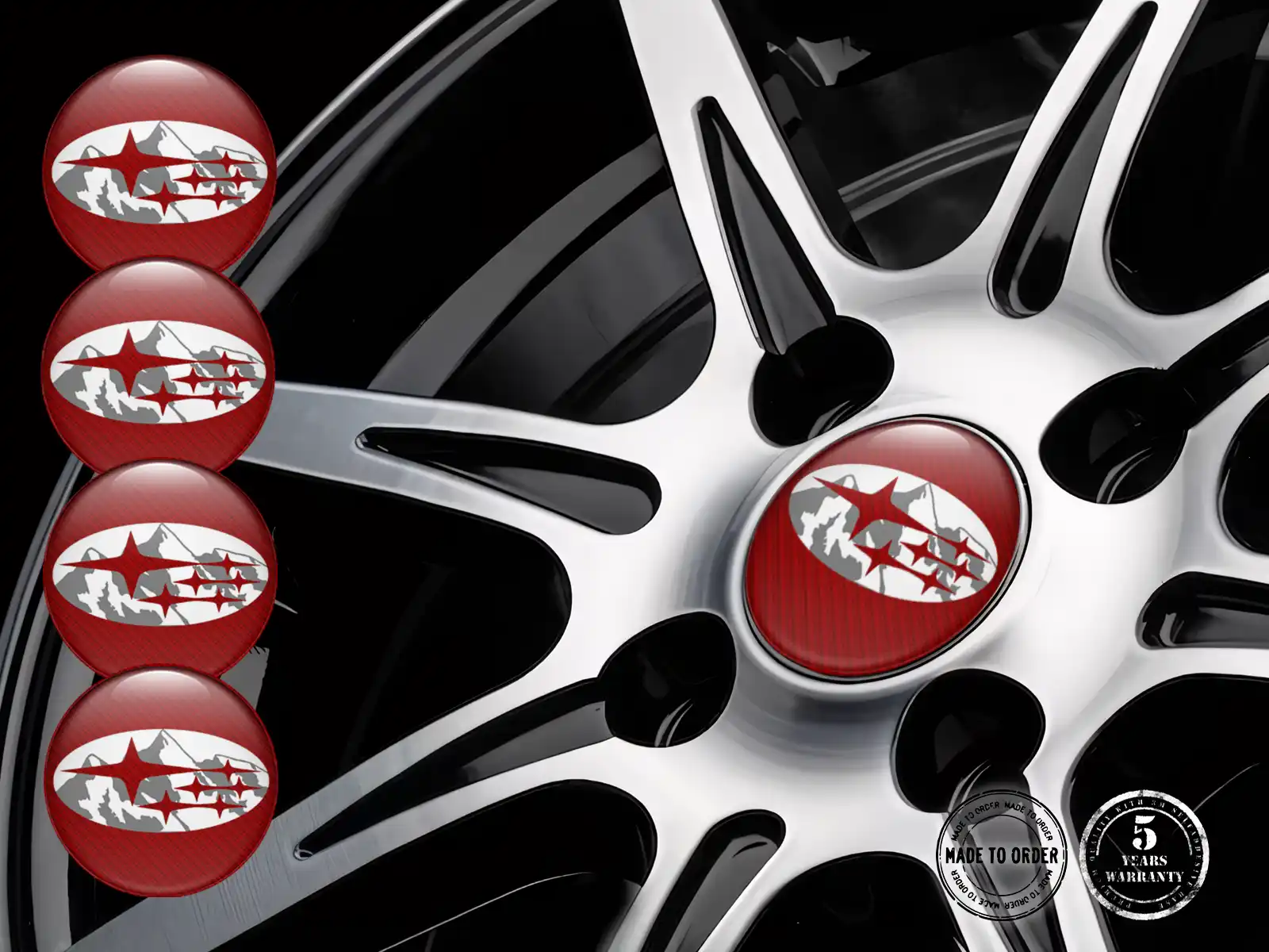 Subaru Adesivi Cerchio Label Gravitational Thrust X